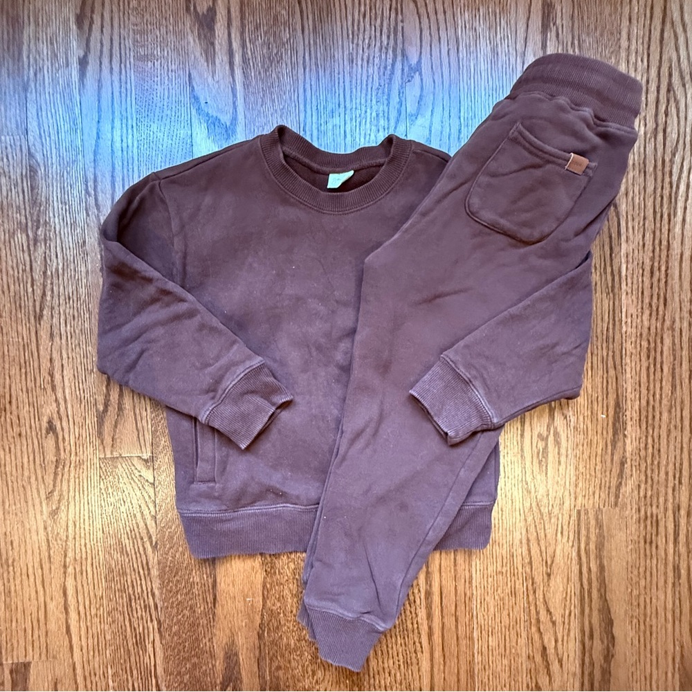 Goumi Organic Cotton French Terry Sweatsuit Set 4-5 Years